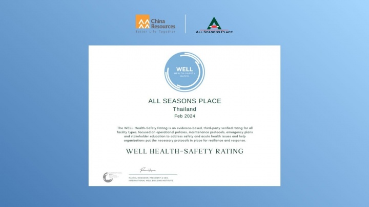 All Seasons Place Awarded WELL HEALTH-Safety Rating 2024